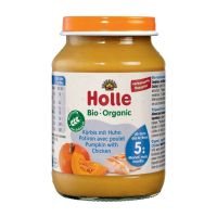 Holle Bio Organic Пюре куриное с тыквой (5 мес+) 190 г